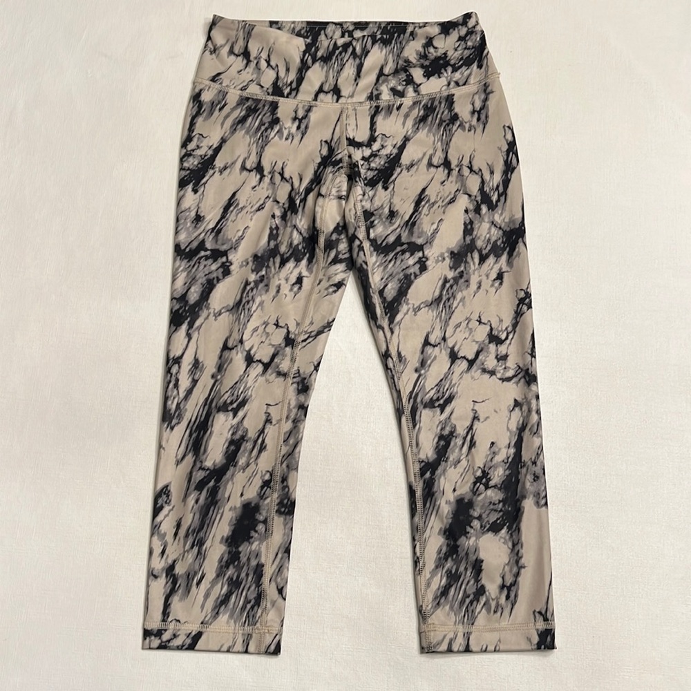 Lululemon Wunder Under Crop Full On Luxtreme Great Granite Black Mojave